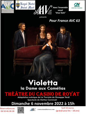 © Violetta, la dame aux Camélias | Casino de Royat