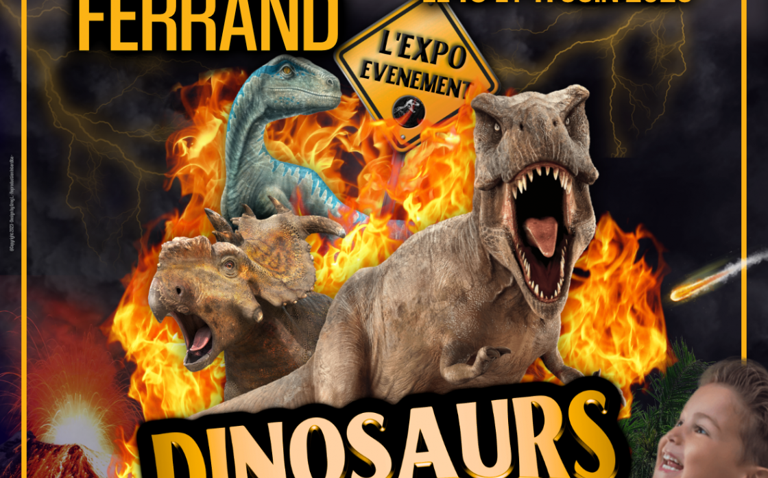 © Exposition de dinosaures - Dinosaurs World à Clermont-Fd